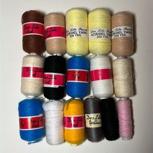 punch yarn assortment